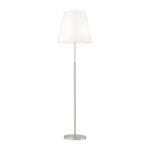 Lampadar KARA, cu abajur de in, E27 1x60W aluminiu finisaj crom satinat, 165cm IP20 ORION - imagine 2