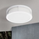 Plafoniera de exterior HENRY, E27 2x35W aluminiu finisaj alb, diametrul 30cm IP44 ORION - imagine 4