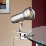 Lampa de masa spot WILHELM cu clema de prindere, E27 1x40W otel finisaj crom satinat, 17cm IP20 ORION - imagine 2