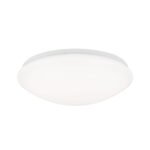 Plafoniera LED NEDO, cu abajur din sticlă acrilica opal mat, LED 18W/1225lm/3000K otel finisaj alb, 35cm IP20 ORION - imagine 2