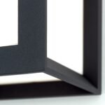 Aplica de exterior HENRY, E27 1x35W aluminiu finisaj antracit, diametrul 16cm IP44 ORION - imagine 5