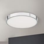 Plafoniera LED BULLY, Ø 24 cm, crom LED24W/1980lm/3000K aluminiu IP 20 ORION - imagine 4