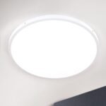 Plafoniera LED LERO, finisaj alb, rotunda, 60cm LED48W/4400lm/3000K aluminiu IP 20 ORION - imagine 3