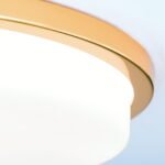 Plafoniera LED LEROX, otel finisaj auriu, Ø 40cm LED36W/2600lm/3000K IP20 ORION - imagine 4
