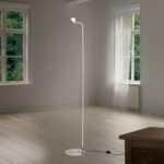 Lampadar LED STUDENT, cu cap mobil, 145cm, LED 5W/270lm/3000K otel finisaj crom satinat IP20 ORION - imagine 3