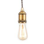 Pendul CELLAR, E27 6x40W fara bec, lemn finisaj alama antica, 100cm IP20 ORION - imagine 4