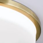 Plafoniera LED LEROX, otel finisaj alama antica, Ø 40cm LED36W/2600lm/3000K IP20 ORION - imagine 4