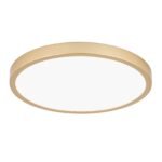 Plafoniera LED LERO, finisaj auriu, rotundă, 30cm LED25W/2400lm/3000K aluminiu IP 20 ORION - imagine 2