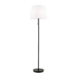 Lampadar LUDWIG, cu abajur de in, E27 1x40W otel finisaj negru, 157cm IP20 ORION - imagine 2
