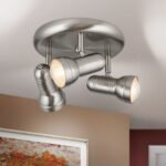 Plafoniera spot WILHELM, E27 3x40W otel finisaj crom satinat, 25x23x18cm IP20 ORION