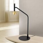 Lampă de masa LED ODEON, 60cm, LED 5W/440lm/3000K aluminiu finisaj negru-auriu IP20 ORION - imagine 3