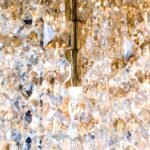 Plafoniera din cristal CRYSTALRIVER, 120cm 21xG9/40W sticla cristalina K9, cadru otel finisaj auriu IP20 ORION - imagine 4