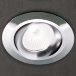 Spot mobil rotund CHOICE GU10 1x50W aluminiu finisaj crom 9cm IP20 ORION