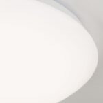 Plafoniera LED NEDO, cu abajur din sticlă acrilica opal mat, LED 16W/975lm/3000K otel finisaj alb, 30cm IP20 ORION - imagine 5