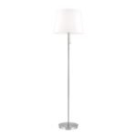 Lampadar LUDWIG, cu abajur de in, E27 1x40W otel finisaj crom satinat, 157cm IP20 ORION - imagine 2