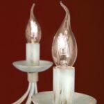 Candelabru VELA, E14 8x40W otel finisaj antic fildes-auriu, 110cm IP20 ORION - imagine 6
