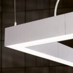 Plafoniera colt LED BROOKLYN, 30 cm, LED15W/1300lm/3000K aluminiu finisaj argintiu periat IP20 ORION