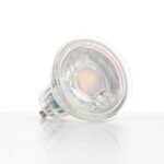 Bec LED  transparent dimabil, GU10, 5W, 3000K, 500Lm  L 55mm,  Ø50mm Orion - imagine 3