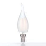 Bec LED Lumânare flacara mat dimabil, E14, 4.5W, 2700K, 450Lm  lumină albă caldă ORION - imagine 3
