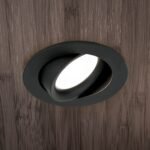 Spot mobil rotund CHOICE GU10 1x50W aluminiu finisaj negru 9cm IP20 ORION