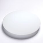 Abajur din sticlă groasa ALBA 9-345/37, Ø 370mm, finisaj opal satinat, inaltime 95mm, orificiu 227mm ORION