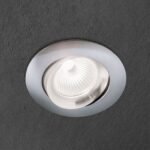 Spot mobil rotund CHOICE GU10 1x50W aluminiu finisaj crom satinat 9cm IP20 ORION - imagine 3