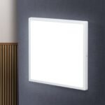 Plafoniera LED LERO, alb, patrat, 40cm LED30W/2850lm/3000K aluminiu IP 20 ORION - imagine 3