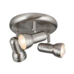 Plafoniera spot WILHELM, E27 3x40W otel finisaj crom satinat, 25x23x18cm IP20 ORION - imagine 2