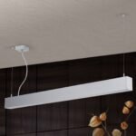 Plafoniera bara LED BROOKLYN, 114 cm, LED30W/2600lm/3000K aluminiu finisaj argintiu periat IP20 ORION - imagine 2