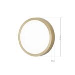 Plafoniera LED BULLY, Ø 14 cm, alama antica LED12W/820lm/3000K aluminiu IP 20 ORION - imagine 6