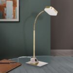 Lampă de masa LED STENO, 48cm, LED 5W/380lm/3000K otel finisaj alama antica IP20 ORION
