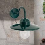 Aplica pentru exterior EDWARD,  E27 1x60W aluminiu finisaj verde inaltime 30cm IP44 ORION - imagine 3