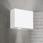 Aplica LED de exterior AKZENT, LED12W/580lm/3000K aluminiu finisaj alb, inaltime 15cm IP65 ORION
