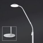 Lampadar LED COBRA, 138cm, LED 6W/600lm/2200-6000K otel finisaj crom satinat IP20 ORION