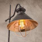 Lampadar MATHILDA, E27 1x60W aluminiu finisacupru- alama antica, 154cm IP20 ORION - imagine 4