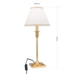 Veioză Onsa, Alama, E27 1x60W, 61cm, Orion - imagine 5