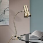 Lampa de masa spot WILHELM cu clema de prindere, E27 1x40W otel finisaj alama antica, 23cm IP20 ORION - imagine 2