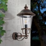 Aplica pentru exterior KENZO in sus,  E27 1x60W aluminiu finisaj cupru/negru inaltime 50cm IP44 ORION - imagine 4