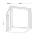 Aplica de exterior HENRY, E27 1x35W aluminiu finisaj alb, diametrul 16cm IP44 ORION - imagine 6