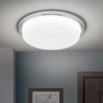 Plafoniera LED LEROX, otel finisaj crom, Ø 30cm LED29W/2100lm/3000K IP20 ORION - imagine 2