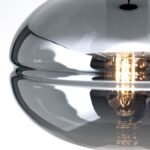 Pendul RICHARD, 127cm 1xE27/40W, cadru otel finisaj negru IP20 ORION - imagine 3