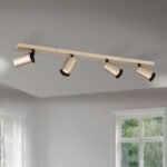 Plafoniera spot SEAN, GU10 4x40W aluminiu finisaj auriu mat, 80x12x6cm IP20 ORION
