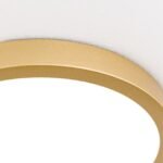 Plafoniera LED LERO, finisaj auriu, rotundă, 23cm LED22W/2100lm/3000K aluminiu IP 20 ORION - imagine 5
