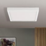 Plafoniera LED LERO, titan, patrat, 23cm LED22W/2100lm/3000K aluminiu IP 20 ORION