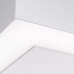 Plafoniera colt LED BROOKLYN, 30 cm, LED15W/1300lm/3000K aluminiu finisaj argintiu periat IP20 ORION - imagine 4