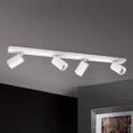 Plafoniera spot SEAN, GU10 4x40W aluminiu finisaj alb, 80x12x6cm IP20 ORION - imagine 4