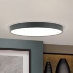 Plafoniera LED BULLY, Ø 28 cm, negru LED28W/2300lm/3000K aluminiu IP 20 ORION - imagine 3
