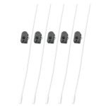 Set 5 bucati Comutator de tragere in serie cu snur alb 250mm, Comutator  Lungime 34mm, lățime26 mm, înălțime 19mm ORION