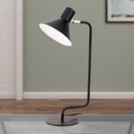 Veioza vintage VIKTORIA, E14 1x40W otel finisaj negru, 51cm IP20 ORION