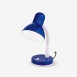 Veioza flexibila NEMO, E27 1x40W otel finisaj alb-albastru inchis, 33cm IP20 ORION - imagine 2